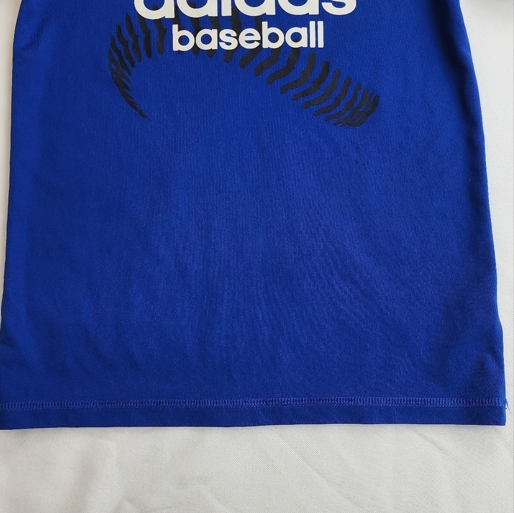 Adidas Blue Short Sleeve T-Shirt - Picture 6 of 8
